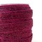 5/8" x 20 Yards Fold Over Elastic Stretch Fuchsia Glitter Trim
